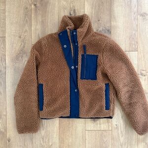 Abercrombie & Fitch Sherpa Full Zip Jacket